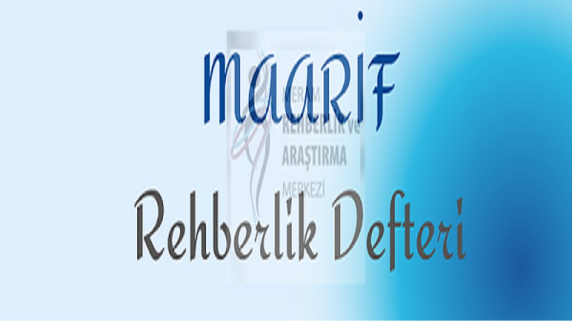 MAARİF REHBERLİK DEFTERİ 